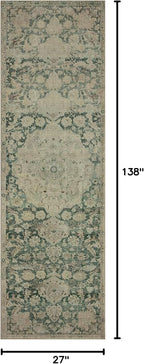 Loloi Magnolia Home by Joanna Gaines Sinclair Collection SIN-05 Jade/Sand 2'-3" - Image 2