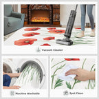 Little Red Flower Rugs for Bedroom - Image 7