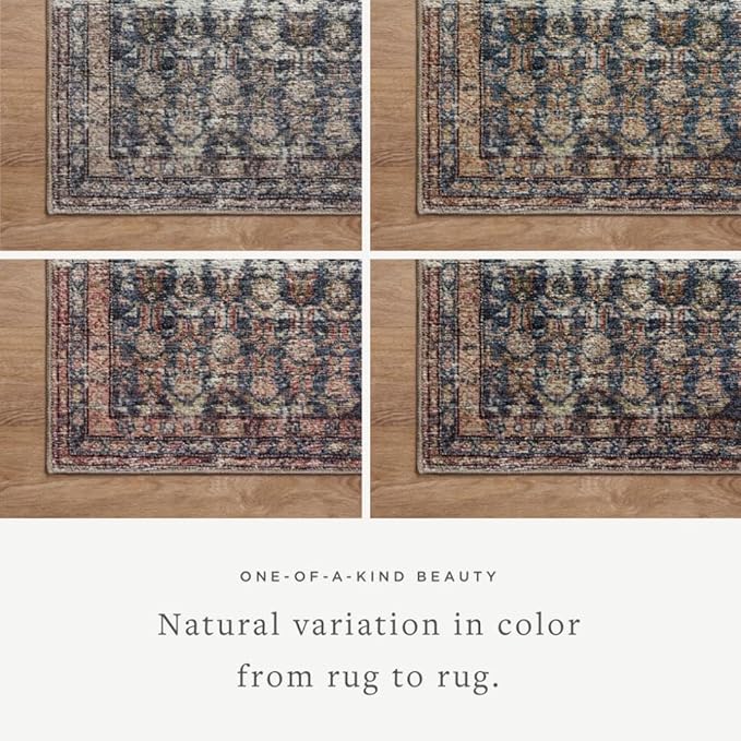 Loloi Amber Lewis Billie Collection, Ocean & Brick 6'-0" x 9'-0" Area Rug – - Image 5