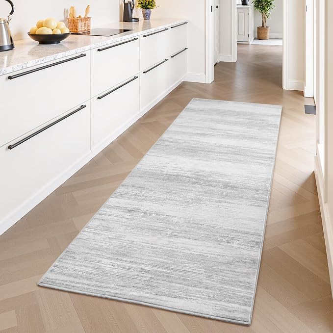 PADOOR Modern Abstract Runner Rug by PADOOR