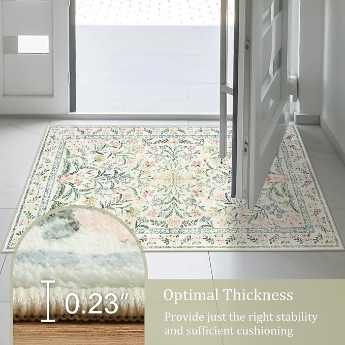 Morebes Washable Runner Rug 2x6, Bathroom Runner Rugs 24 x 72 Non Slip Washable - Image 7
