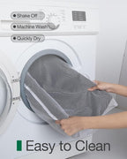 LUMI Indoor Door Mat, Absorbent Non-Slip Thin Doormat, Washable Door Mats - Image 7