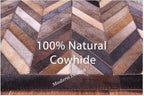 Modern Design Premium Cowhide Leather Carpet - Image 6