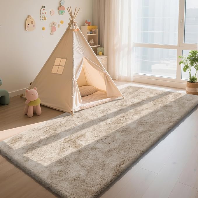 Soft Runner Rugs for Bedroom, Bedside Rug for Living Room Bedroom Kids Room - Image 3