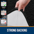 OLANLY Toilet Rugs U-Shaped 24x20, Extra Soft Absorbent Chenille Contour - Image 6