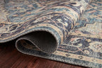 Loloi Hathaway Collection HTH-01 Navy/Multi 2'-6" x 7'-6", .25" Thick Runner Rug - Image 4