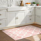 Lahome Moroccan Pink Bathroom Rug - Image 2