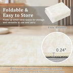 RUGSREAL Solid Machine Washable Area Rug Soft Low-Pile Modern Contemporary Area - Image 4