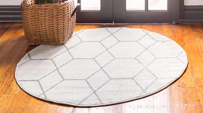 Unique Loom Trellis Frieze Collection Area Rug - Image 4