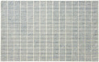 Capitola Hand-Tufted Wool Rug 6x8 Blue Coastal, Rustic Area Carpet - Image 3