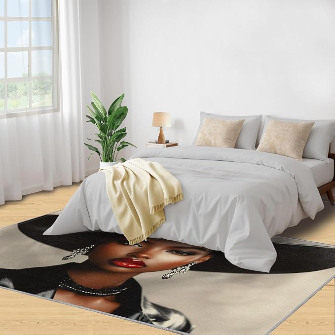5x7 Fashionable Woman Rugs for Bedroom - Image 4