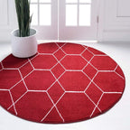 Unique Loom Trellis Frieze Collection Area Rug by UniqueLoom