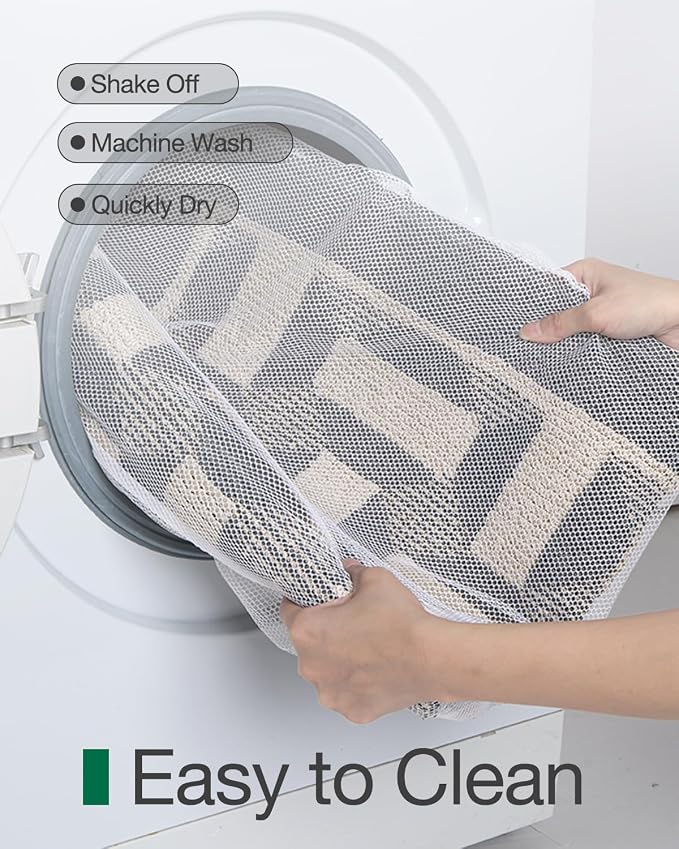 LUMI Washable Indoor Entrance Doormat 32x48, Absorbent Quick-Dry Dirt Trapper - Image 8