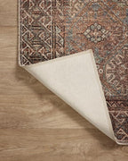 Loloi Amber Lewis Billie Collection, Aqua & Rust 2'-0" x 5'-0" Area Rug – - Image 10