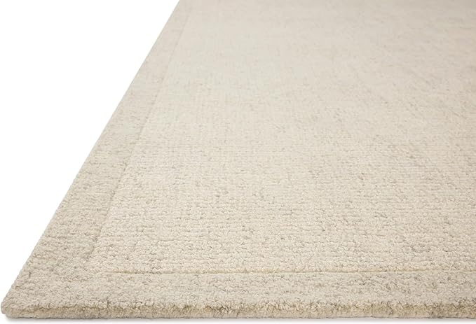 Loloi Magnolia Home by Joanna Gaines Henley Collection HNY-01 Ivory/Smoke 2'-6" - Image 4