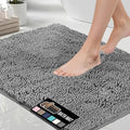 GORILLA GRIP Bath Rug Mat 30x20, Thick Soft Absorbent Chenille, Quick Dry by GorillaGrip