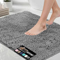 GORILLA GRIP Bath Rug Mat 36x24, Thick Soft Absorbent Chenille, Quick Dry by GorillaGrip