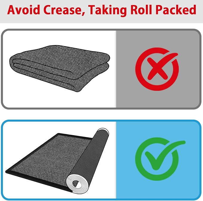 7ft Jute Kitchen Mats for Floor, Water Absorbent Long Kitchen Rug Rubber Backed - Image 3