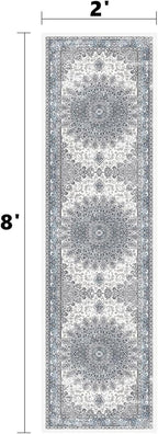 2x8 Runner Rugs for Hallways Washable Hallway Runner Rugs for Entrance Bedroom - Image 2