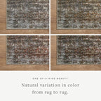 Loloi Amber Lewis Billie Collection, Tobacco & Rust 2'-6" x 9'-6" Area Rug – - Image 5