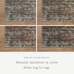 Loloi Amber Lewis Billie Collection, Tobacco & Rust 3'-6" x 5'-6" Area Rug – - Image 5