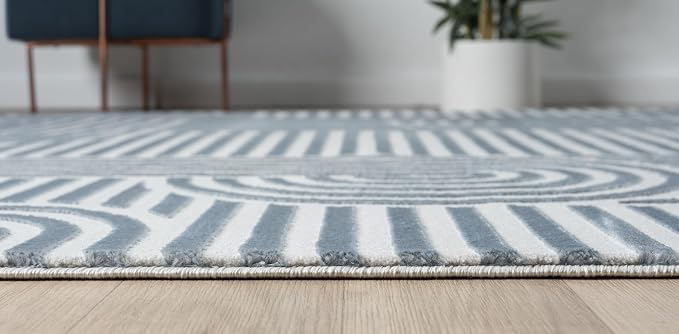 Annabel Modern Geometric Runner Rug - Image 9
