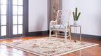 Rugs.com Chateau Collection Rug – 6 Ft Square Cream Medium Rug Perfect - Image 5