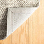 Dash & Albert Loggia Natural Handwoven Wool Rug, 3 X 5 Feet, Natural Solid - Image 6
