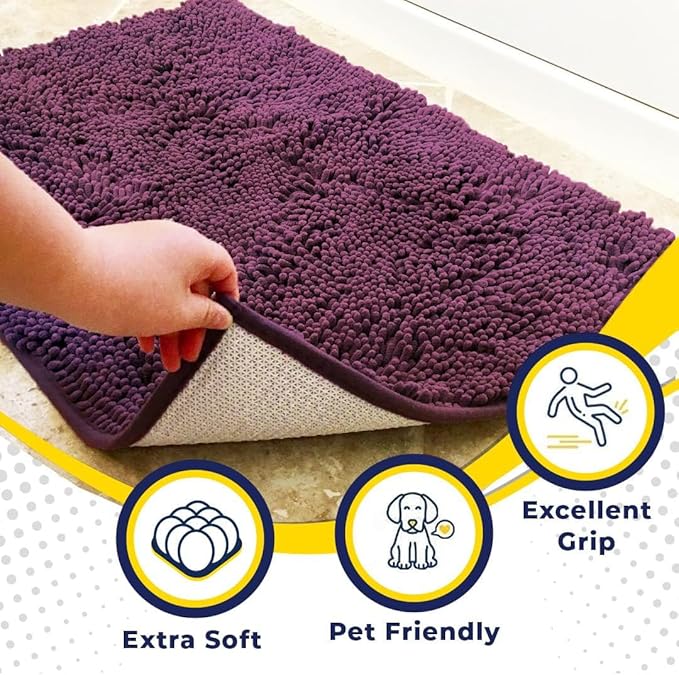 Muddy Mat® | Super Absorbent Door Mat Indoor, Microfiber Quick Dry Chenille - Image 3