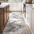 2x8 Runner Rug for Hallways Kitchen Modern Abstract Washable Runner Rug Soft by PADOOR
