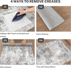 Small Abstract Area Rug 2x3 Entryway Rug Washable Door Mat Indoor Entrance - Image 4