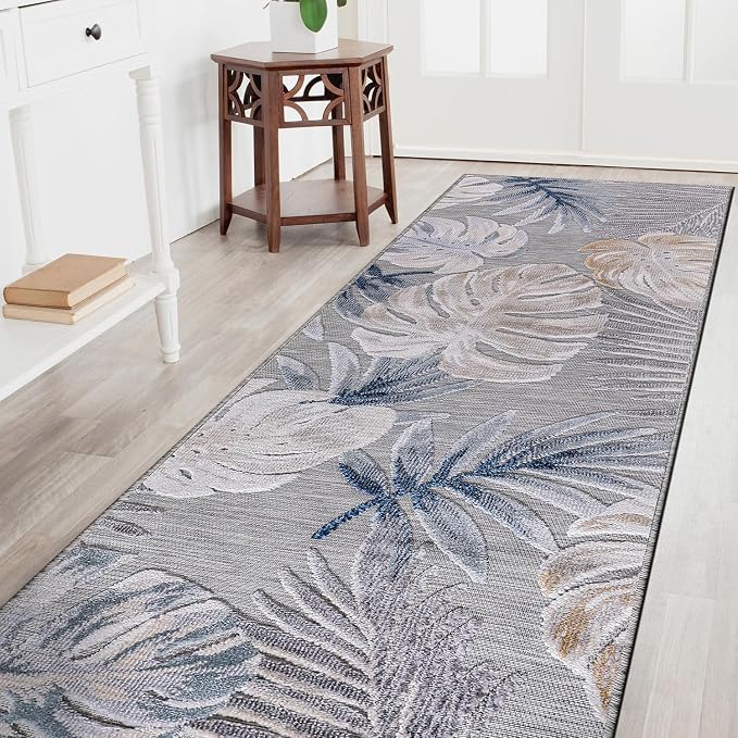 CAMILSON Runner Outdoor Rugs Oriental Retro Traditional Floral Medallion Area - Image 7