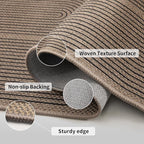 Tangsoo Rainbow Easy Jute 2x3 Outdoor Washable Rug - Image 3