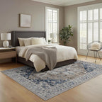 Washable 6x9 Area Rug for Living Room, Carpet for Bedroom Dining Room, Non - Image 3