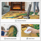 Peacock Peony Rugs for Bedroom - Image 7