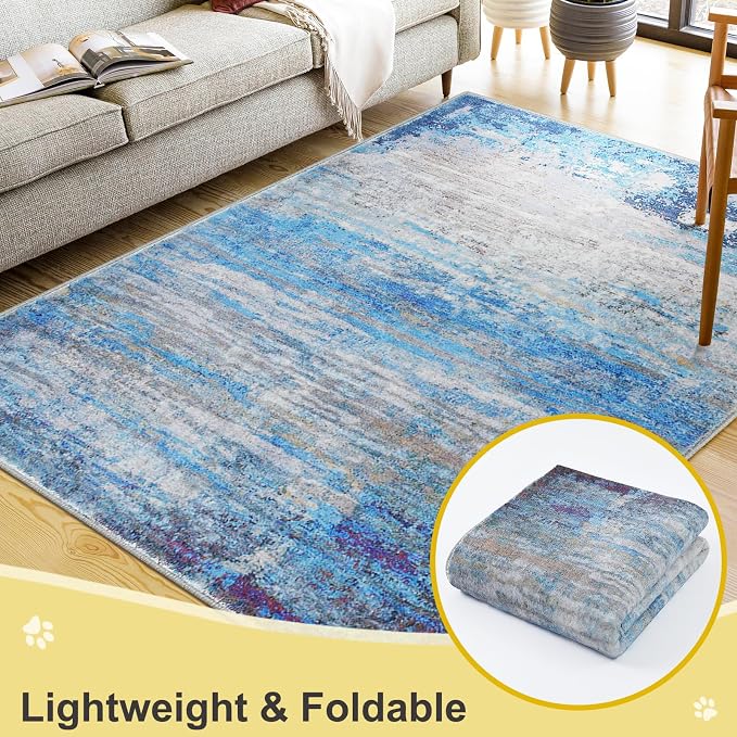 COMSLE Door Mat Soft Absorbent Indoor Front Entryway Rug Machine Washable - Image 8