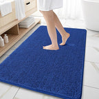 OLANLY Bathroom Rugs 59x35, Extra Soft Absorbent Chenille Bath Rugs, Rubber by OLANLY