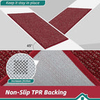 BEQHAUSE Dirt Trapper Door Mat 32" x 48", Non-Slip Washable Doormats Entrance - Image 6