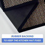 Artoid Mode Washable Non Skid Kitchen Rugs and Mats Doormat, Absorbent Door Mat - Image 4