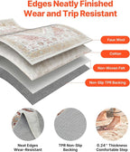 VEVOR 8 x 10 ft Area Rug Large Washable Rug Non-Slip and Tear-Resistant Soft - Image 6