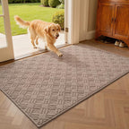 LUMI Indoor Door Mat, Absorbent Non-Slip Thin Doormat, Washable Door Mats by LUMI