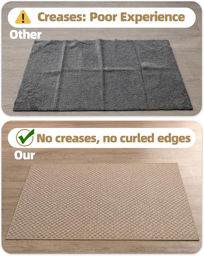 Color&Geometry Large Front Door Mat Indoor Entrance Non Slip Rubber Backed - Image 4