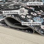 Beglad Area Rugs 5x7 for Living Room, Washable Vintage Rugs -Low Pile Soft - Image 6