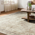 Beige Entryway Rug Indoor, 2x3 Small Door Rugs - Image 7