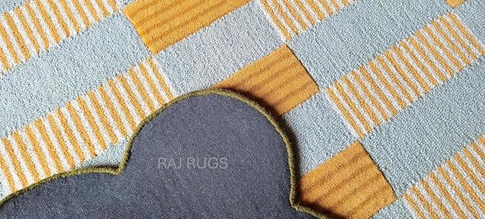 Hand-Tufted Wool Area Rug with Scalloped Edges, Cozy and Soft Accent Rug - Image 7