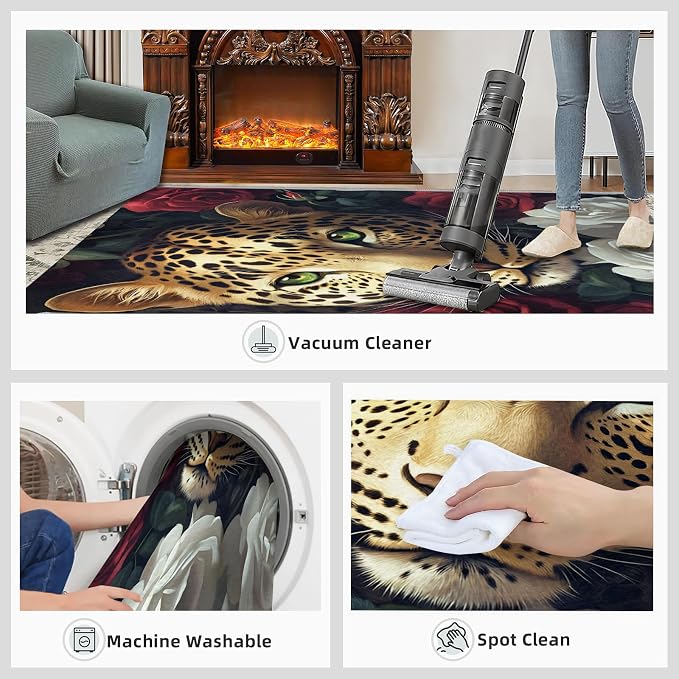 Leopard Rugs for Bedroom - Image 7