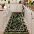 Rugcomf 2x6 Runner Rug Impressionist-Style Vintage Kitchen Rugs Non Slip by Rugcomf