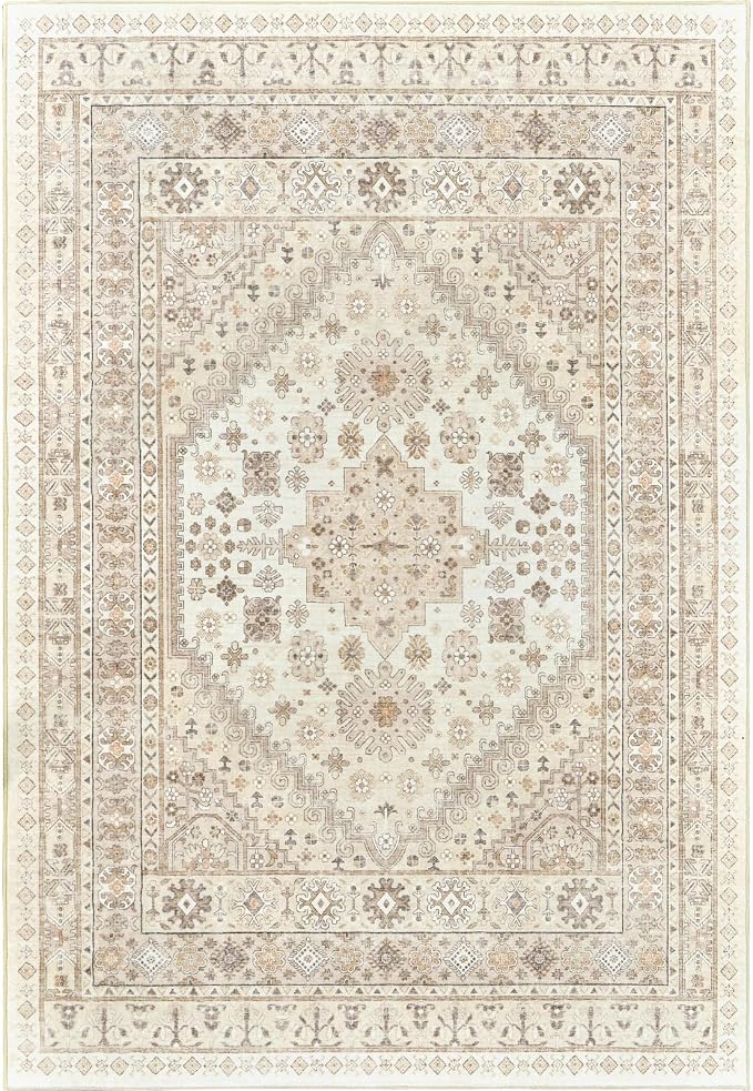 zesthome 10x14 Area Rugs, Stain Resistant Washable Rug, Ultra-Thin Rugs - Image 3