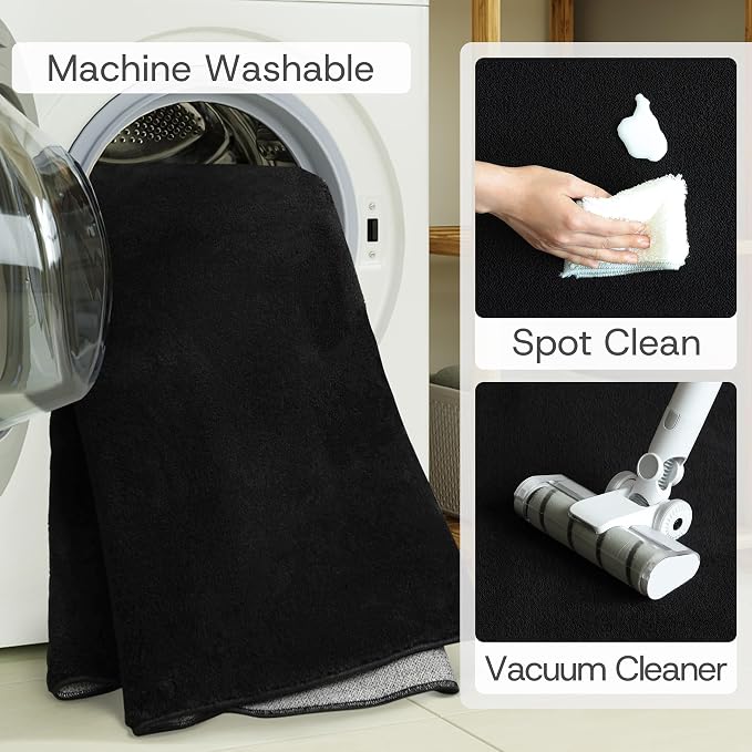 Solid Washable Area Rug - Image 6