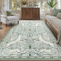 Lahome Boho Animal 6x9 Washable Living Room Area Rugs, Botanical Large Boho Non by Lahome